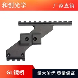 Cross border hot selling mirror bridge modification universal red dot raised bracket side laser bracket