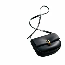Viline новая женская сумка-седло через плечо, маленькая сумка через плечо на одно плечо, ниша из натуральной кожи, полукруглая сумка-седло Q2J1 #