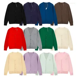 Malhas femininas estúdio maré marca cardigan para amantes malhas finas moda casual topo masculino feminino camisola jaqueta roupas de casal