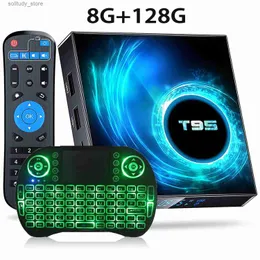 Set Top Box Smart TV Box 2024 T95 plus HD 6K Android 10.0 Allwinner H6 4GB 64GB 32GB Wifi Media Player PK X96Max plus TXS9 Android Box Q240330