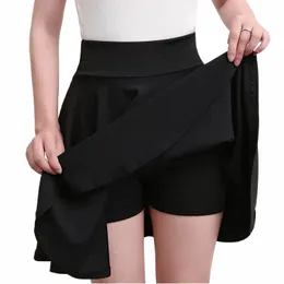 big Size Dance Skirt for Women Modern Dance Jazz Salsa Short Skirt Training Practice Clothing Anti-exposure 2024 Free Ship W0Bo#