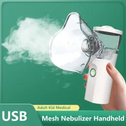 Nebulizzatore portatile a rete silenziosa di sopravvivenza Mini kit di pronto soccorso Inalatore portatile per asma Atomizzatore Dispositivo di emergenza per salvataggio all'aperto per bambini