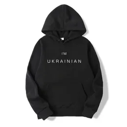 Im ukrainischen Kapuzenpullover Zelensky Hoodie Männer Frauen Langarm Pullover Brief gedruckt Hoodies Casual Tops 240329