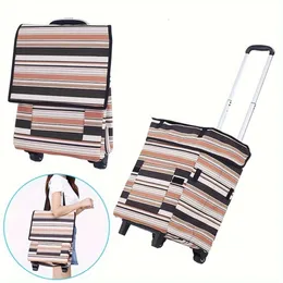 1PC New Style Home Hand Trailer Folding Lage、Portable Trolley、Light Shopping Cart、Roller Bag、Food Buying、Moving Freight、Campingのための便利なトロリー