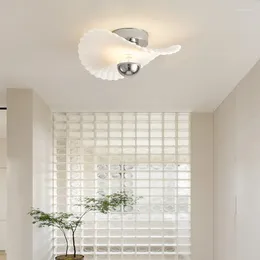 Ceiling Lights Chamomile Modern Minimalist Balcony Light Entrance Creative Design Sense Shell Bedroom Corridor Aisle