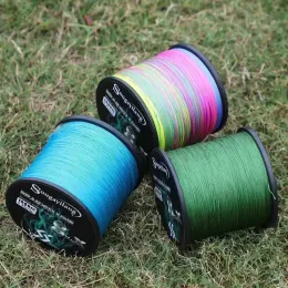 Sougayilang New 9 fios Linha de pesca de pesca penteado Linha de pesca 300m 500m 1000m Multifilament Fishing Wire Fishing Line Tool Tool