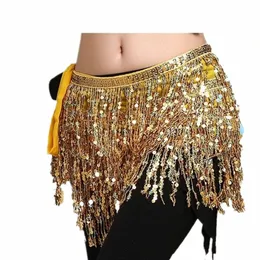 Lady Women Belly Dancing Dr. Correia da corda da cintura HULA STAPA DE HULA MOSTRA ACORCORES BEDRYDANCE Costume da saia da dança da barriga M08J#