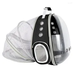 Dog Carrier Expandable Cat Backpack Large Transparent Pet Travel Bubble Space Bag Easy To Use Durable