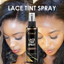 Lace Tint Spray Light/Medium/Dark Brown Lace Tint Mousse Ultra Hold Lace Wig Glue And Remover Elastic Melt Hair Band