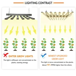 Растущие светильники 1000 Вт 1200 Вт светодиодные светодиодные стержень Dimmable Samsung LM301D Полный спектр квантовой гидропоники