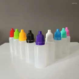 Depolama Şişeleri Toptan 15ml berrak plastik PE göz damlası şişesi