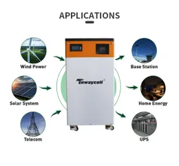 Tewaycell tutto in una batteria da 48 V 300Ah 15kWh Batteria LifePO4 Mobile ESS Sistema di energia solare inverti