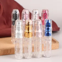 Storage Bottles 5ML Portable Polygon Bottom Perfume Empty Bottle Refillable Spray Mini Cosmetic Container Sample