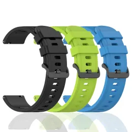 20mm 22mm Silicone Pulp para Haylou GS RT RT2 RT3 RS3 RS4 Plus GST LITE BRACELE