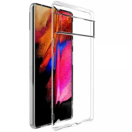 Ultra Thin Clear Clear Soft TPU Transparent Cover dla Google Pixel 8A 8 7A 7 6 Pro 6A 5A 5 4A 4 XL Soft Transparent TEFON CUSE