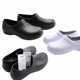 unisex N Slip Chef Scarpe Hotel Restarant Scarpe da lavoro impermeabili Fabbrica alimentare Leggero resistente all'usura Cucina speciale D1J4 #