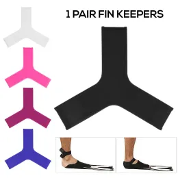 2PCS Scuba Diving Fin goleiro Flippers Flippers Swimming barbatizadores de barracas de garras de tiras de mergulho com snorkeling elástico de silicone macio