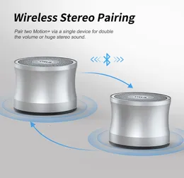 EWA A109 TWS Bluetooth-динамик металлические портативные музыкальные динамики с AUX-In, Micro SD, микрофон, без рук для домашней звуковой коробки