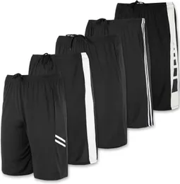 Conjunto de 5 peças Reti masculino de secagem rápida com absorção de suor e shorts esportivos 2 642464246424