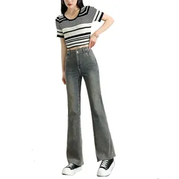 2024 İlkbahar/Yaz Yeni Amerikalı Kadınlar Legline Uzun Mikro Flare Pantolon