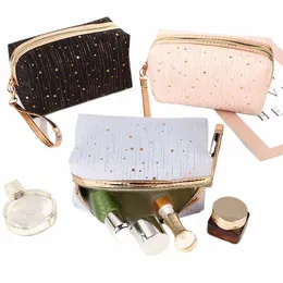 Women Paillette Stars Cosmetic Bag Bage Pouch W الأكياس الأزياء الأكياس السفر السيدات أكياس مكياج تامب منظم SAC H2HI#