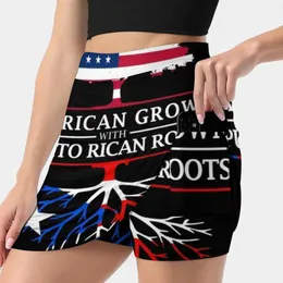 Spódnice Ameryki dorosły z Puerto Rican Roots Rico Design Koreańska spódnica modowa lato dla kobiet lekkie spodni