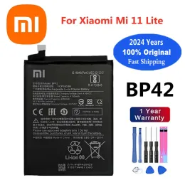 2024 года 4250MAH BP42 100% Оригинальная батарея для Xiaomi Mi 11 Lite 11Lite Mi11 Lite Высококачественные замены телефона.