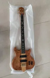 Cały 5string elektryczny Electric Bass Gold Hardware Specjalny zespół Wydajność rzemieślnicza Prezent urodzinowy 05168105259