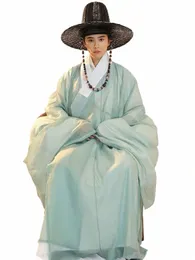 originale Hanfu cinese antico costume uomo vestiti tradizionale Hanfu dinastia Ming costumi Hanbok per laureati a0wL #
