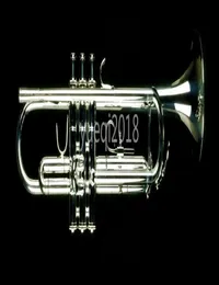 Jupiter JTR700 Tromba in Sib Tromba per strumenti musicali in ottone placcato argento di alta qualità con accessori per custodia 5555423