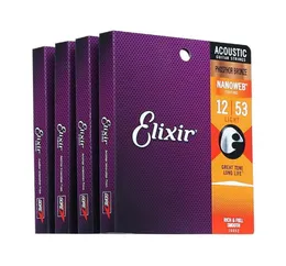 سلسلة الغيتار الصوتية الكاملة Elixir 11002 11027 11052 16002 16027 16052 12002 120529438936