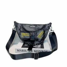 women's Crossbody Bag New Vintage Denim Shoulder bag Casual Persalized Heavy Chain Saddle Bag for Women New Fi 41j9#