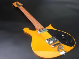 Yüksek kaliteli 6string 660 elektro gitar Mahogany klavye üzerinde vernik parlatıcısı 5degree ön ve boyun 9776392'den geçiyor