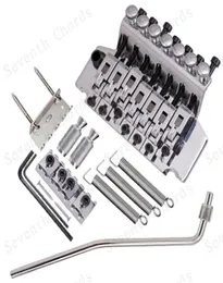 A set Chrome 7 Strings Tremolo Bridge Double Locking Systyem for Electric Guitar accessories parts musical instruments3122403