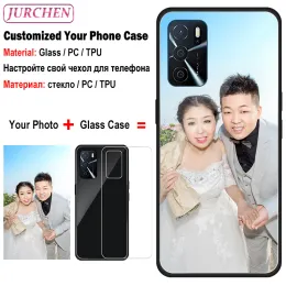 Custom Photo Glass Leather Case для Oppo Realme 6 7 7i 8 8i 8S Pro XT X2 C21 C31 C21Y C25Y C12 C15 C25 C25S C11 C20 C20A Q3 I 5G