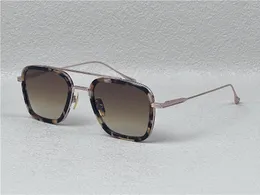 Neue Modedesign Mann Sonnenbrille 006 Quadratische Rahmen Vintage Popula Style UV400 Schutz Outdoor Eyewear