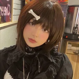 Carino cane a forma di ossa per le donne ragazze punk cranio osso taccino harajuku morsetti per capelli barrettes Halloween festa cosplay