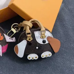 Lanyards designer mode nyckelpåse bil nyckelchain handgjorda läder nyckelringar man kvinna handväskor pendelltillbehör