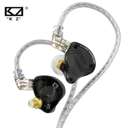 KZ ZS10 PRO X HIFI BUST METAL METAL Híbrido In-orar Sport Sport Ruído cancelando fones de ouvido KZ ZSN Pro AS16 Pro AS12 ZSX ZEX