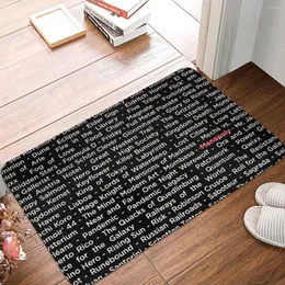 Carpets Boardgames List DND Game D20 D&D Non-slip Rug Doormat Kitchen Mat Balcony Carpet Bedroom Decor