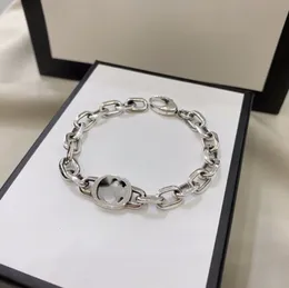 Lyxkvalitetsdesigner av högsta kvalitet kubansk kedjelband för kvinnor vintage 925 sterling silver kedja armband män armband charms smycken mode hip hop gåva gåva