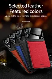 İPhonex Case YiYong PU Deri Silikon Çerçeve PC Kapağı İPhone X S XR XS MAX 10 İPHOPLXR iPhonexs iPhonex110 Telefon Kılıfları