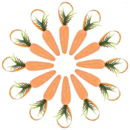 Декоративные цветы 12 шт. пасхальные подвески в виде моркови ремешок с блестками подвесные украшения