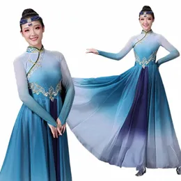 Mgolian Dance Performance博士Mgolian Dance Practice Skirt Art Exam Large Swing Skirt Set H1HQ＃