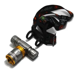 Nya 5000 lumen T6 Diving Head Lamp Waterproof Headlight LED -belysning LED -strålkastarbrännan + 1*18650 Batteri + AC/laddare