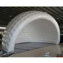 Toptan Kişiselleştirilmiş Sahne Karakoluk Şişme Kubbesi Igloo Çadır 10MD (33ft) Luna Disco Trade Fuar Ev Binası Sürekli Bataryalı Blower-001