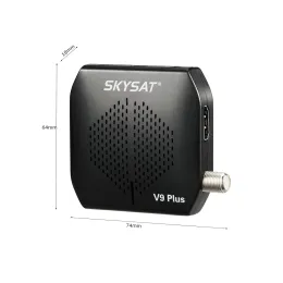 2023 SKYSAT V9 Plus HD Digital Satellite Receiver DVB-S/S2 Support CS USB WiFi Optional 3G Dongle PVR H.264 V9+ V9Plus