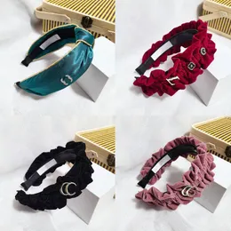 20 Style Fashion Luxury Designer Bow pannband Hårband för kvinnor Girl Brand Elastic Letter pannband fitness pannband huvud wrap hår båge