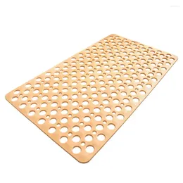 Bath Mats Mat Non-Slip Shower Carpet With Drainage Holes Strong Suction Cups Design Bathroom For Home