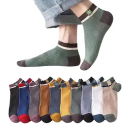 Men's Socks 10 Pairs Men Comfortable Casual Low Cut Breathable Sweat Wicking For Running Sports Athletic Women Four Seasons